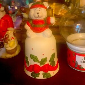 Christmas Porcelain Bell